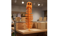 Dinosaur Skeleton Headpiece Child Size Stuffed Skeleton Suit Piece Vacuum Compressed for Children