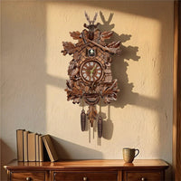 Rustic Cuckoo Clock Vintage Cuckoo Clock with Pendulum Traditional Analog for Collectors