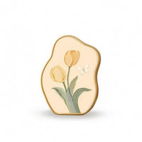 Freestanding Framed Plaque Organic Shape Plaque with Stand Sophisticated Tabletop Sign Modern for Bedside Table