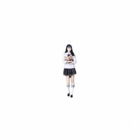 Realistic Texture JK Schoolgirl Figure Authentic Design School Outfit Doll Sturdy Mini Skirt School Figure High Quality Material for Model Display