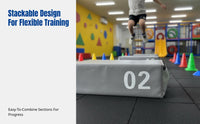 Leap Box Cover, PVC Mesh Leather, Multi-Section, Progressive Training, Waterproof, Kindergarten Gym