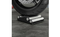 Motorcycle Wheel Roller Universal Fit Chain Maintenance Roller Smooth Rolling Wheel Cleaning Stand DIY Mechanics, Garage, Roadside