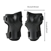 2 Pieces Skating Wrist Guards Impact Resistant Skateboard Palm Protector Breathable Mesh Hand Guards for Kids, Skateboarding