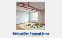 Indoor Climbing Frame, Multifunctional Kids Ladder, Home Fitness Equipment for Family
