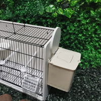 Small Parrot Breeding Nest Hangable Parrot Nesting Enclosure Ventilated Design Bird Breeding Box for Aviary