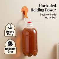 Heavy Duty Adhesive Hooks for Kitchen and , No Drill Wall Hooks Holds up to 11 lb, Sticker Hooks for Apartment Decor and Apartment Must Haves