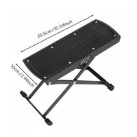 Classical Guitar Footrest Foldable Folding Foot Rest Portable Guitar Foot Stool for Guitarists, Artists, Practice Sittings, Studio Music Production