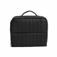 Partitioned Design Upright Makeup Organizer Solid Color Large Capacity Toiletry Bag Portable Cosmetic Case for Women, Travelers, Travel, Business Trip, Home Storage