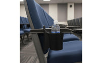 Auditorium Seat Drink Holder Universal Fit Cinema Seat Drink Holder Seating Accessory Ambidextrous Design Drain Holes