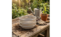3 Pieces Garden Sifter with Handles Round Soil Sieve with Handle Ergonomic Sifting Screen for Gardeners, Raised Beds