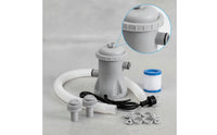 Pool Strainer Pump with Hoses and Adaptors Electric Pool Pump with Strainer Universal Compatibility