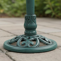Easy to Clean Bird Bath Bowl Stable Base Bird Bath Feeder Combo Heavy Duty Feeding Station Antique Design for Yard