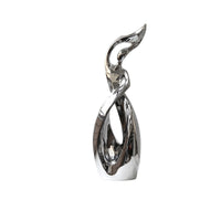 Abstract Human Figure Sculpture Tall Polished Abstract Figure Narrow Desk Ornament for Living Room