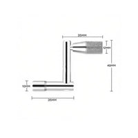 Drum Tuning Key Chrome-Finished Drum Key High Strength Tool for Drummers, Percussionists