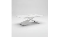 Liftheight-Adjustable Table Table Fully Assembled Coffee Table with Slab Top Low-Profile Furniture for Living Room, Small Apartment
