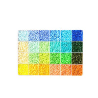 DIY Fusion Bead Kit Compartmented Fuse Bead Kit Puzzle-Style Iron Beads Set Sorted for Classroom
