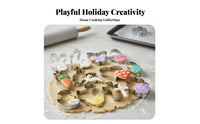 12 Pieces Easter Cookie Cutter Set Variety of Shapes Biscuit Shape Food Grade Cooking Accessory for Kids, Party Hosts, Holiday Parties