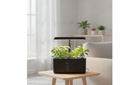 Full-Spectrum 10-Pod Hydroponics Growing System Intelligent Hydroponic Planter with Grow Light Compact Indoor Garden with LED Grow Light spaceSaving for Apartment Dwellers, Beginners, Kitchen, Countertop, Office