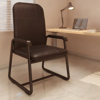 Sled Base Chair Black Conference Chair High Back Furniture for Professionals, Students, Home Office, Waiting Room