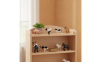 Realistic Plastic Animal Toy Freestanding Miniature Animal Model Sturdy Figurine Bright for Children, Tabletop Display, Classrooms