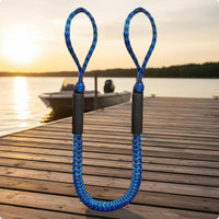 Bungee Dock Line Stretchable Bungee Mooring Line Elastic Mooring Rope for Kayakers