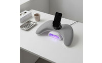 Detachable Design Manicure Hand Rest with Phone Holder Ergonomic Shape Manicure Arm Pillow with Phone Holder Easy to Clean for Beauty Studio