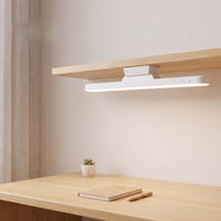 LED Desk Lamp with Attachable Base Slim-Profile for Dorm Room, Bedside, Students