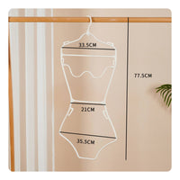 Non-Slip Swimsuit Hanger Long-Lasting Bathing Suit Display Rack Sleek Surface for Children, Retailers, Retail Shop, Boutique, Swimming Pool