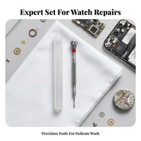 10 Pieces Watch Repair Tool Kit Multi-Function Exact Screwdriver Set 10 Piece Mini Screwdriver Set Professional Grade