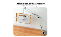Adjustable Arm Book Stand Ergonomic Design Adjustable Desk Clamp Book Stand Space-Saving Clamp-on Reading Holder for Kids