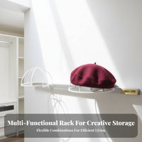 Hat Holder Metal Dome Wall Mounted Curve Protector for Retail