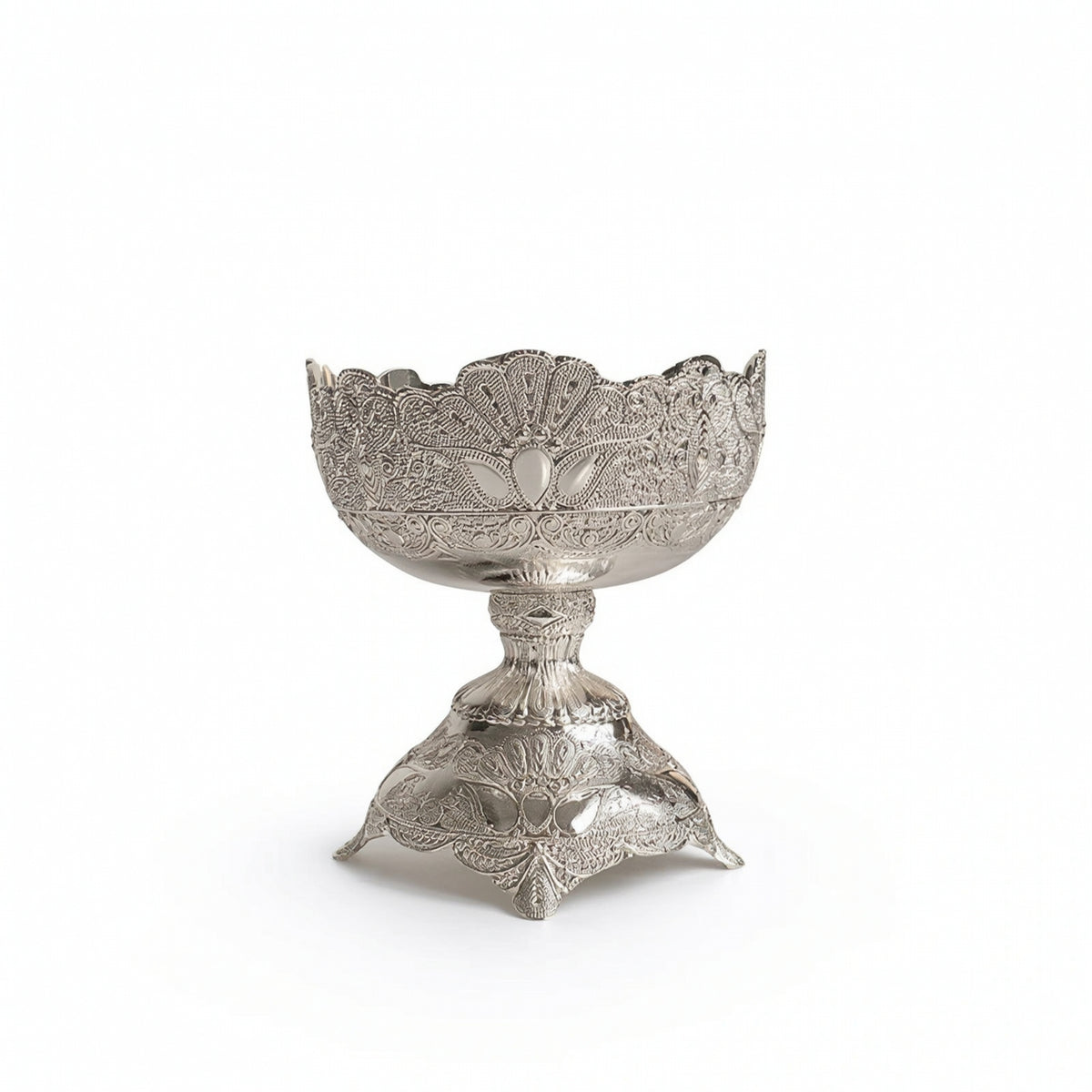Pedestal Fruit Bowl vintage -Style Fruit Bowl with Pedestal Vintage-Look Dish for Special Occasions