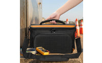 Portable Optical Fiber Fusion Splicer Tool Bag User-Friendly Fiber Fusion Splicer Bag Wear-Resistant Storage Case Heavy-Duty for Technicians, Travel