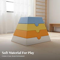 17 Pieces Promotes Movement Skills Sensory Training Block Set Long-Lasting Toddler Soft Climber Set Educational Toddler Indoor Play Gym Easy to Clean for Toddlers, Preschoolers, Kids