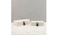 Jewelry Box with Clasp Textured Jewelry Box Compact for Dressing Table