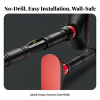 Doorway Pull-up Bar Drill Installation Doorway Pull up Bar Non-Non-Slip Handles for Adults, Children, Strength Training, Indoor, Hallway