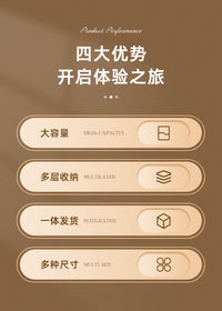 可移动床头柜简约现代小型高颜值轻奢高级感奶油风置物架网红整装 双层-面宽35.2cm【床头柜 免组装】 整装