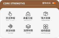桌面书架置物架桌上家用收纳架卧室柜子学生书桌架子多层简易书柜 原木色双层中号