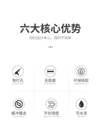 硅胶门把手防撞垫冰箱防撞贴透明防磕碰保护锁家用防撞墙贴硅胶垫