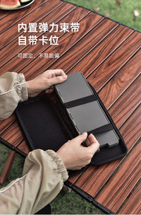 LTHW旅腾户外炉具挡风板EVA固定捆绑带收纳包便携炉头遮风板盒子
