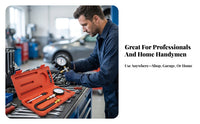 Engine Compression Tester Compact Cylinder Pressure Testing Kit Compression Tester Kit Flexible Tube