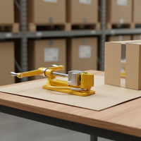 Secure Lock Stainless Steel Cable Tie Tool Heavy Duty Cable Tie Single-Handed Operation Stainless Steel Banding Tool Compact Areas for Warehouse, Workshop