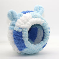 Thickened Flannel Canary Nest for Winter, Round Hand-Woven Canary Nest with Screw Mount, Warm Sleeping Bed for Parrots, Parakeets, Small Birds