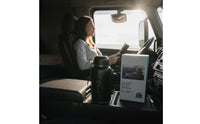 Vehicle Electric Kettle with Carrying Strap 12V 24V Car Water Kettle Power Adaptive Switching Mini Hot Water Boiler for Truckers, Commuters
