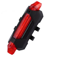 USB Rechargeable LED Bike Light High Brightness, Night Riding Warning, Outdoor Cycling, Random Color