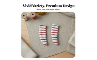 OB11 Doll Socks Material Striped Doll Socks Wide Compatibility Miniature Clothing