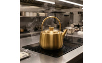 Induction Cooktop Kettle Arched Handle Stainless Steel Pot Attached Lid Household Cookware for Gas Cooktop