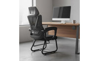 Reclines up to 135 Degrees Office Napping Chair Adjustable Support Ergonomic Reclining Chair for Gamers, Students, Study Room