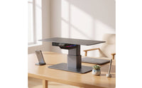 Display Stand with Docking Station Ergonomic Electric Display Stand Quiet Electric Desk Riser for Professionals, Gaming Aficionados