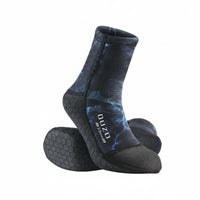 Long-Lasting Construction 3mm Neoprene Dive Socks Quick-Dry Anti-Slip Thermal Socks Wear-Resistant Thermal Swim Booties Barefoot Feel for Snorkelers